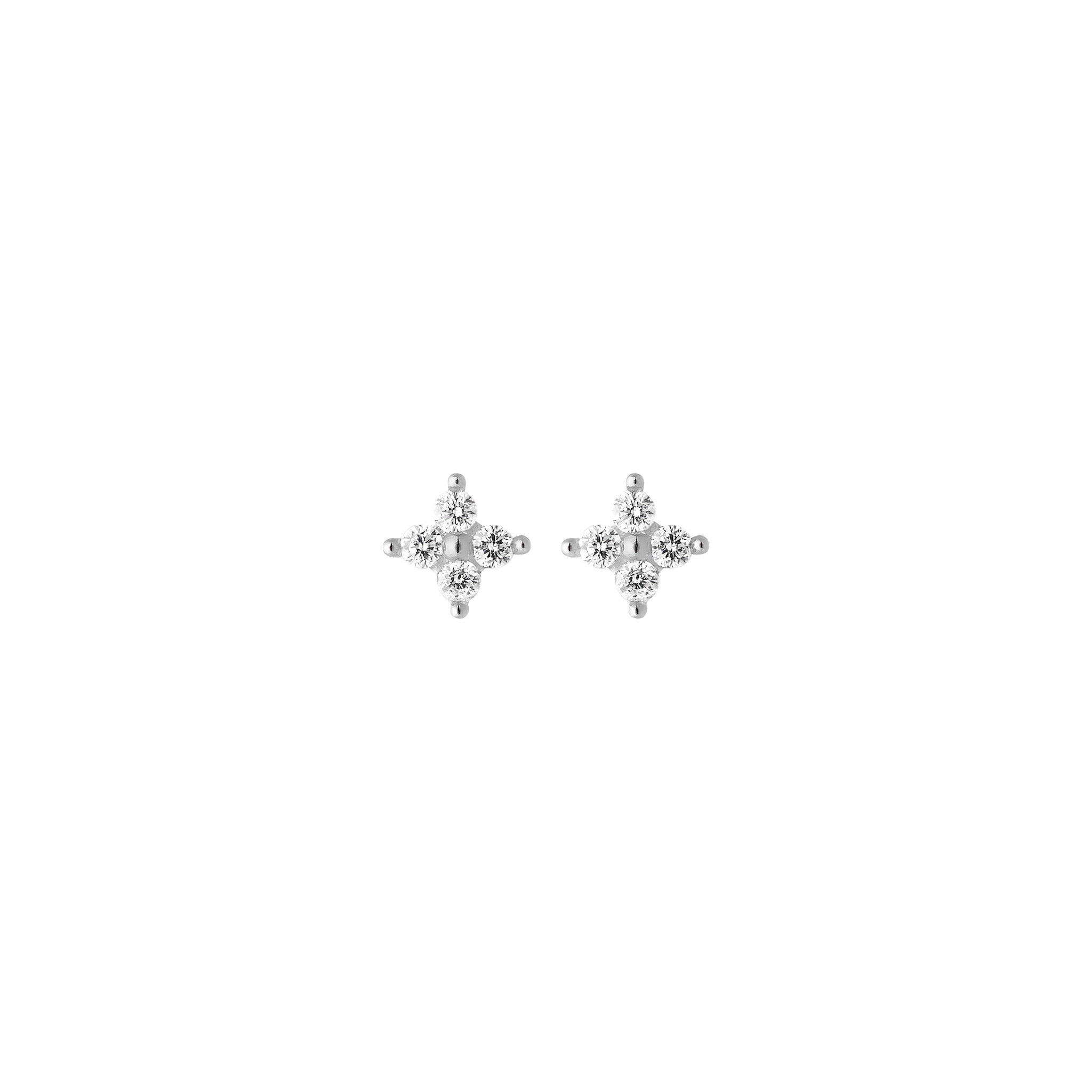 PIERCING BELLIS DIAMONDS PLATA