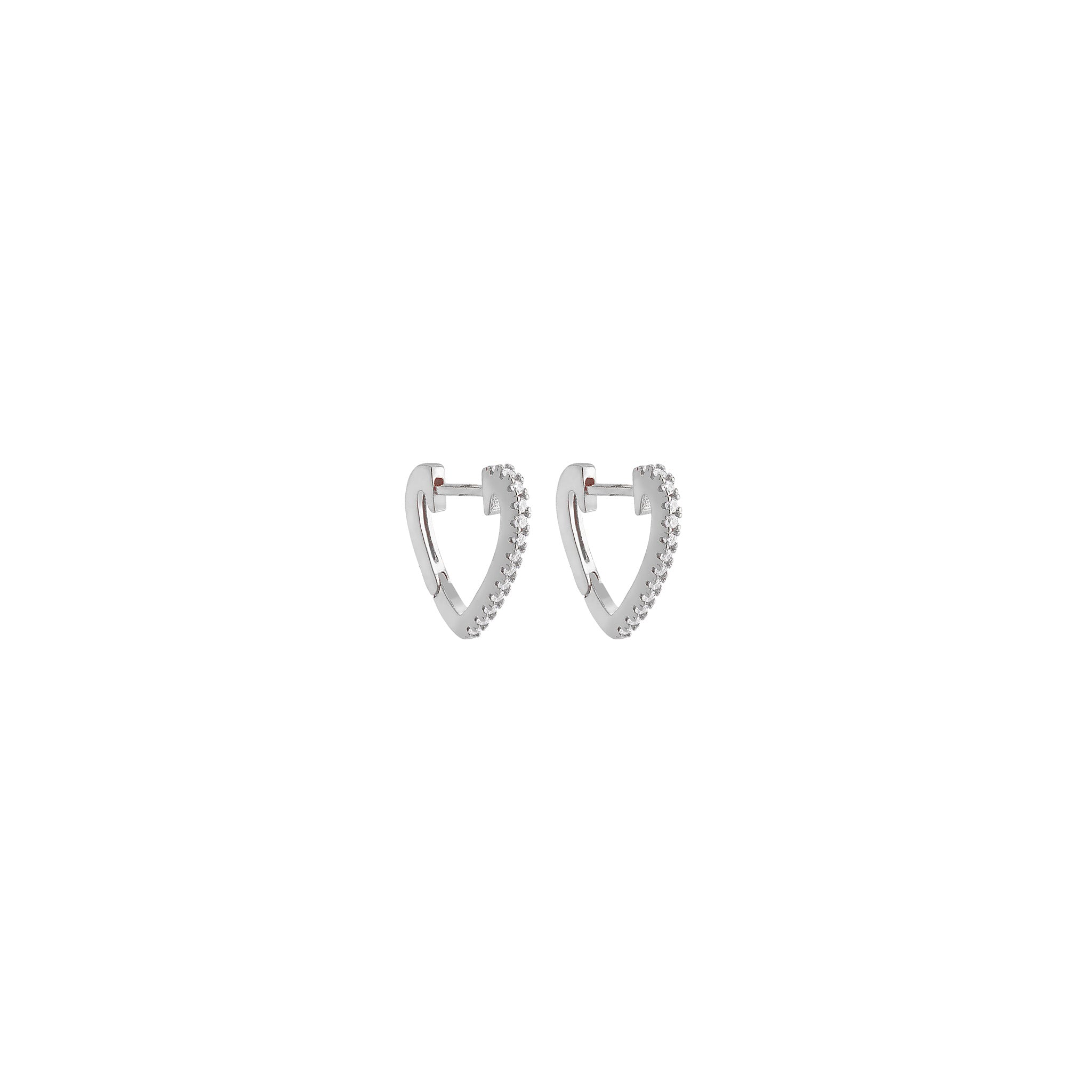 PENDIENTES PETITE COEUR PLATA